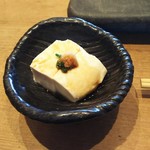寿司　まつばら - 先付  寄せ豆腐