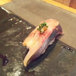 寿司　まつばら - 追加  アジ  旨々