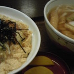 しる万 - かつ丼ときざみきつねうどん