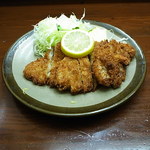 豚珍館 - バラ肉とんかつL（三枚載せ）