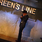 渋谷 貸切パーティー GREEN'S LINE - ステージでスピーチ