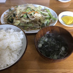 大黒屋 - 野菜炒め定食 ¥550
