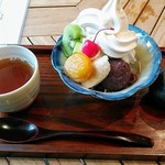 串竹 - 特製クリームあんみつ