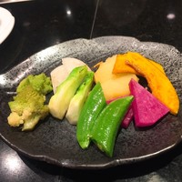 鉄板焼 やまなみ - 焼き野菜 盛り合わせ