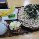 青葉 直利庵 - 天大ざる（￥1,200)