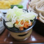 青葉 直利庵 - 薬味が多いです