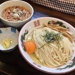 麺座 かたぶつ - 【限定】冷やしつけ中華 大盛 メンマTP