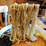 しぶそば - コロッケそば　麺リフト