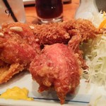 Sankyuu San - ○○○セット700円の串カツと唐揚げ&キャベ千