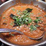 ダバ インディア - チキンひき肉の辛いカレー　