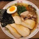 炭火串焼 クウカイ - いわき潮美鶏中華そば＠650円