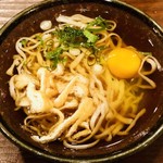 うどんさろんふなもと - うどん小玉子入り