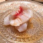 鮨 一幸 - キンキのしゃぶしゃぶ