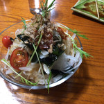 Genshichi - 新タマとワカメのサラダ