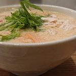 トマト豆乳うどん