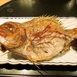 炭焼き かどた/お料理すゞ㐂 - 焼き物、小鯛塩焼き