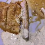 えいすけ - ピカタの断面。