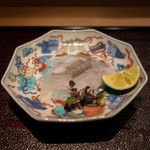 東麻布 天本 - マコガレイ東京湾