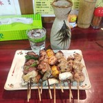 狸の焼鳥 - デカくなったねぇ、ツブ。