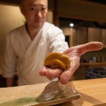 東麻布 天本 - 雲丹fromサンタバーバラ！