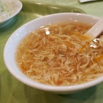 中国料理 養源郷 - 玉子スープです。
