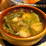 ブルーノート東京 - 海老と夏野菜のアヒージョ