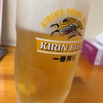 タンタンメン本舗 - 生ビール