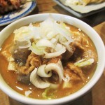 鳥政 - とり皮の煮込み