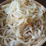 Teuchi Udo Mmiya - 麺上から