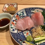 はらまさ - お造り：金目鯛、黒ムツ