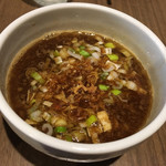 らーめん つけ麺 NOFUJI - つけ汁　豚骨と魚介の香り高いWスープ