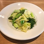 スガハラ - 米沢 野菜（おかひじき + キャベツ + アスパラ + スナップエンドウ + 山うど）