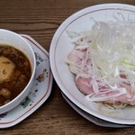 中華そば 壇 - つけ麺(麺大盛)