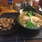 麺屋 頂 中川會 - くずチャーシューと濃厚魚介鶏らーめん