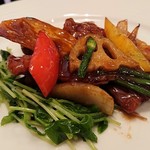四川ダイニング　彩陽 - (ランチ)牛ヒレ肉と野菜の炒め
