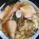 Shirakawachuukasobashouki - ちゃーしゅうわんたん麺 大盛り