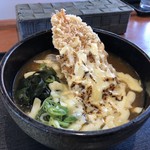 サリーズキッチン - 海老天はカレー出汁と炙りチーズに挟まれた結果、アッツ熱！