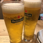 香味千本 - ハイネケン、美味いビールですね(*☻-☻*)