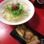 ラーメンつり吉 - 冷たい梅塩ラーメン＠880