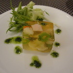 ナチュラルダイエットレストラン NODO - 七面鳥のハムと小さな有機野菜のゼリー寄せ