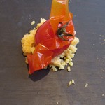 ラ メゾン ドゥ グラシアニ - 淡路島のミディトマトとチーズのクランブル