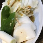 カルビ屋 慶 - 焼き野菜(タマネギ、長ネギ、キャベツ、ピーマン)