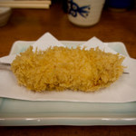 丸五 - 串かつ 700円　バッチリ素晴らしい火の通り♥　ヒレは旨味がたっぷり引き出されて　長葱は甘味が出てる！