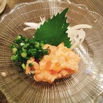 かっぱ - サーモンの塩辛  580円