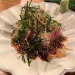 夜ノ焼魚 ちょーちょむすび - 【胡麻かんぱち刺…750円】◎2019/5