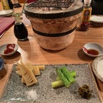 夜ノ焼魚 ちょーちょむすび - 【新たけのこ、アスパラ炭焼…900円】★2019/5