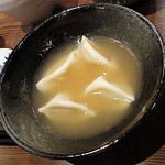 日本酒バル ポキ家 - 「水ぎょうざ」のおでん。