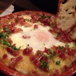 博多鳥鉄 いどり - ジャガイモとベーコンのグラタン風のなんとか、ウマウマ