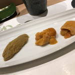 鮨 佐和 - ウニの食べ比べ