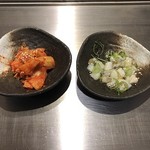 Teppanyaki Bumma Oozone Ten - 一口ずつ食べた後